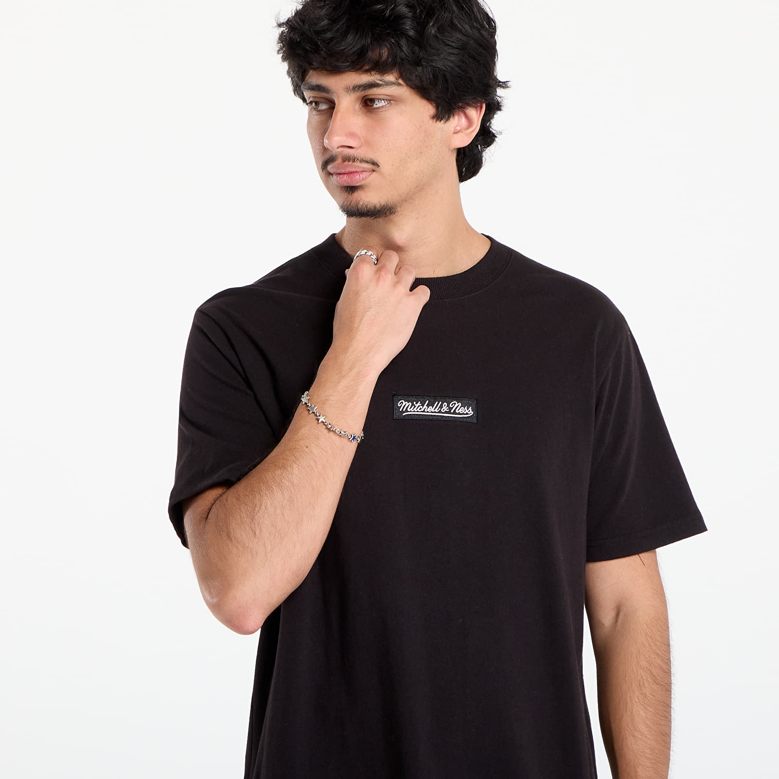 Men's T-shirts Mitchell & Ness Branded M&n Box Logo Tee UNISEX Black