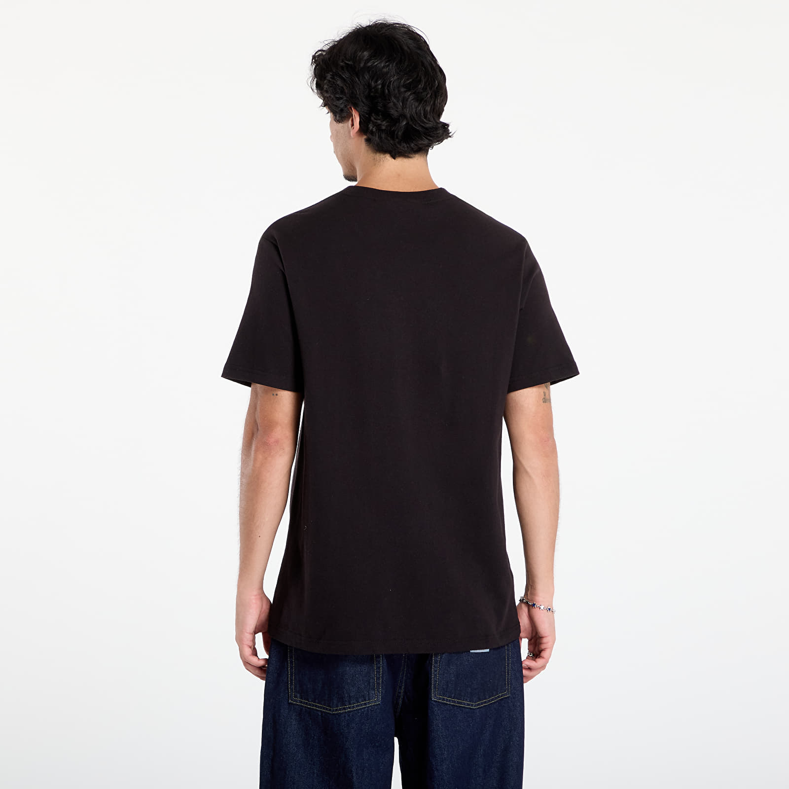 Men's T-shirts Mitchell & Ness Branded M&n Box Logo Tee UNISEX Black