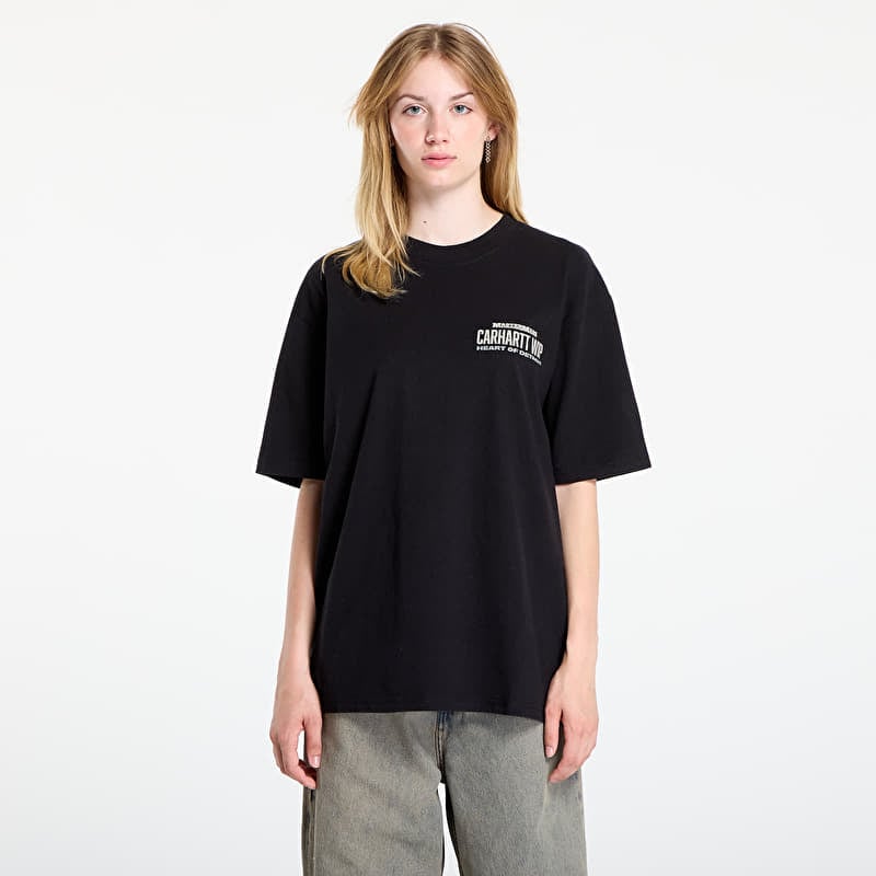 T-shirt Carhartt WIP S/S Arcan T-Shirt Black Heavy Stone Wash