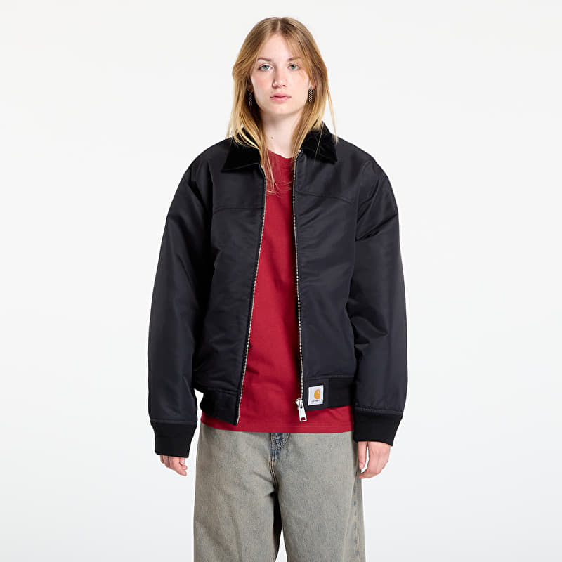Veste Carhartt WIP Santa Fe Alumni Jacket Black/ Scarlet