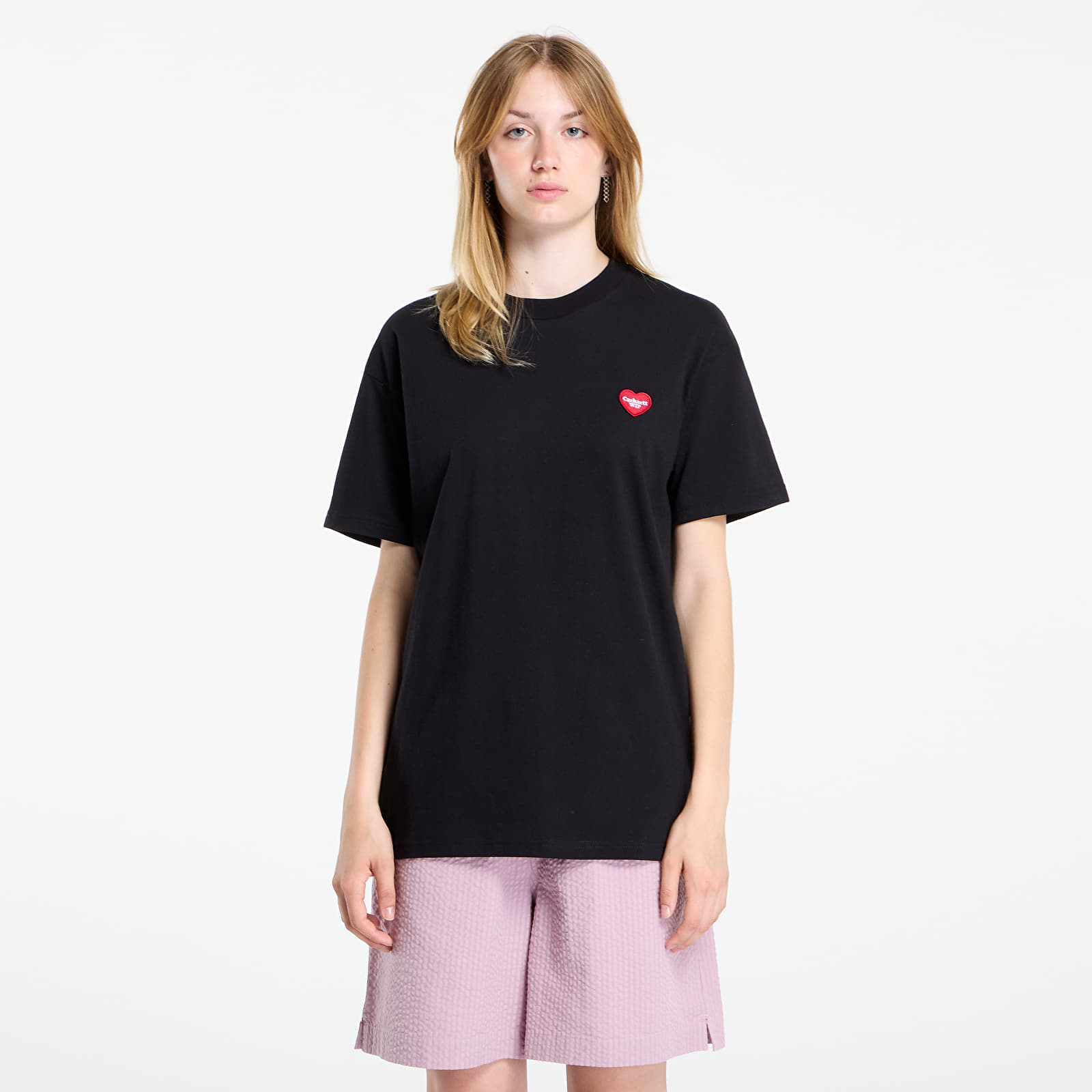 Men's T-shirts Carhartt WIP S/S Heart II Hartt T-Shirt Black