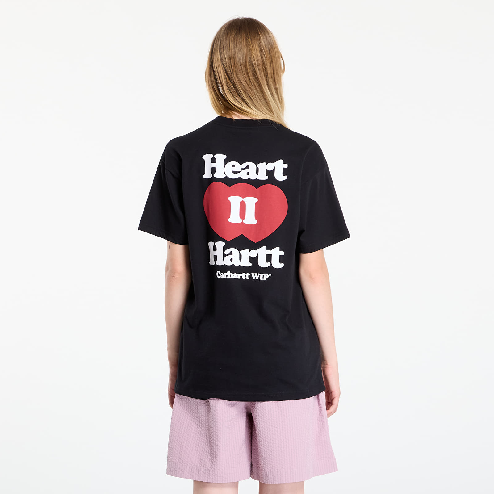 Men's T-shirts Carhartt WIP S/S Heart II Hartt T-Shirt Black