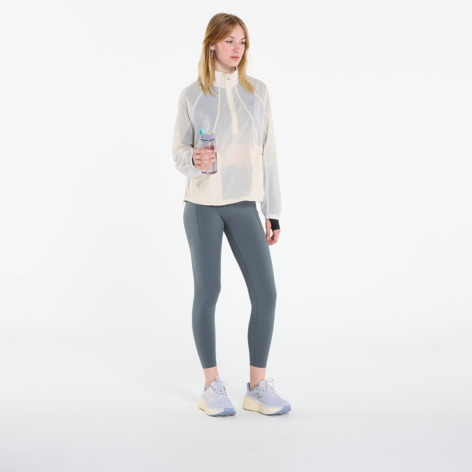 Дамски клин New Balance Sleek Pocket High Rise Legging 25" Graphite