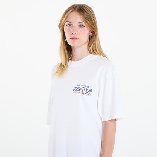 Carhartt WIP S/S Arcan T-Shirt White Heavy Stone Wash | Queens