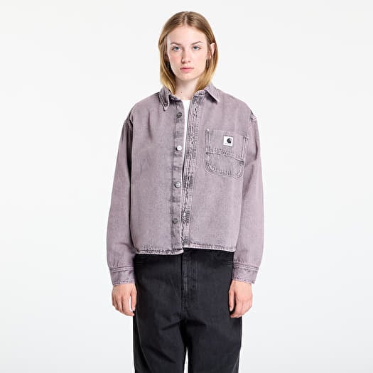 Carhartt WIP W' Georgia Shirt Jac Black/ Hortensia Garment Dyed