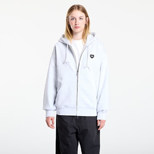 Carhartt WIP Hooded Heart II Hartt Sweat Jacket Ash Heather