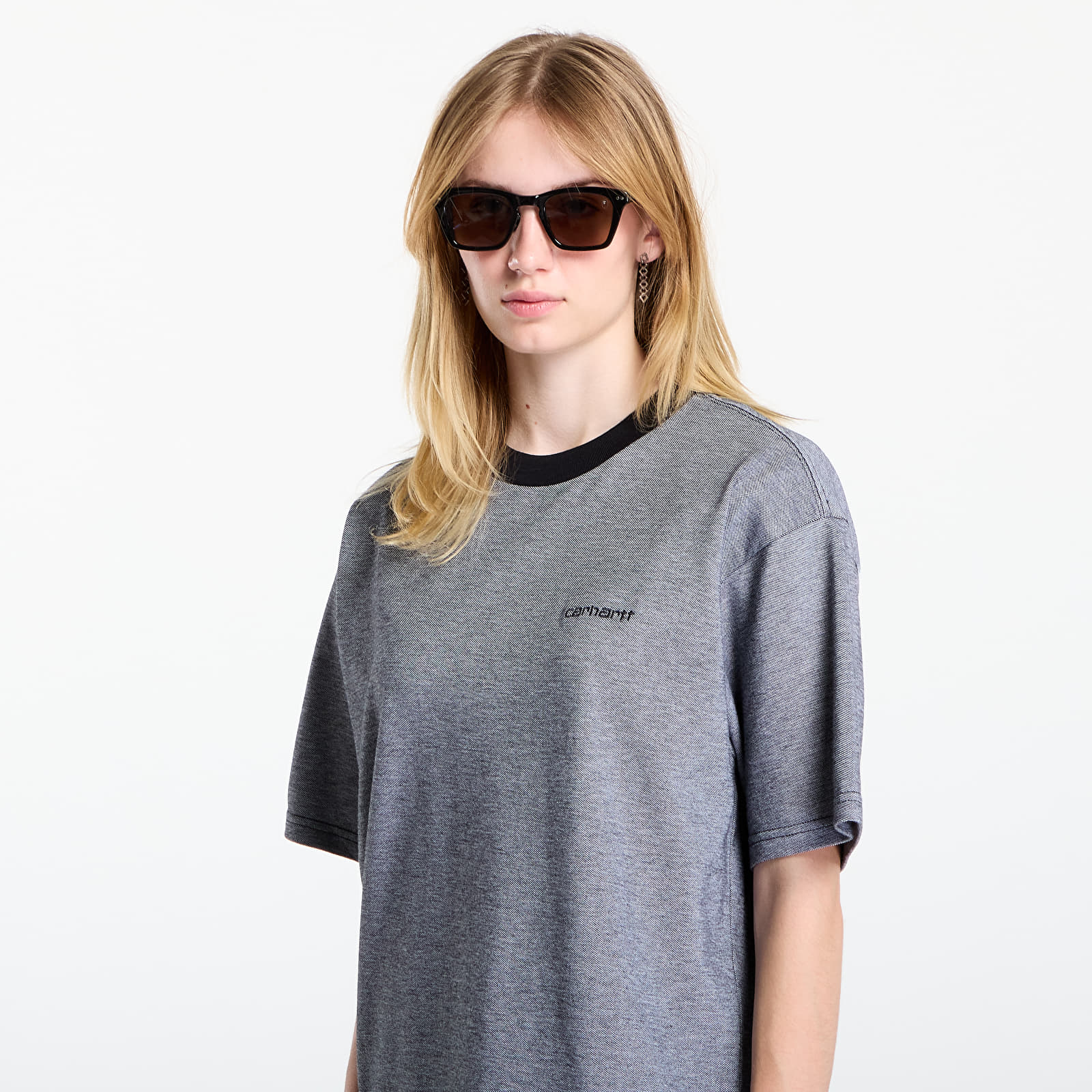Men's T-shirts Carhartt WIP S/S Piqué T-Shirt UNISEX Black/ White/ Black