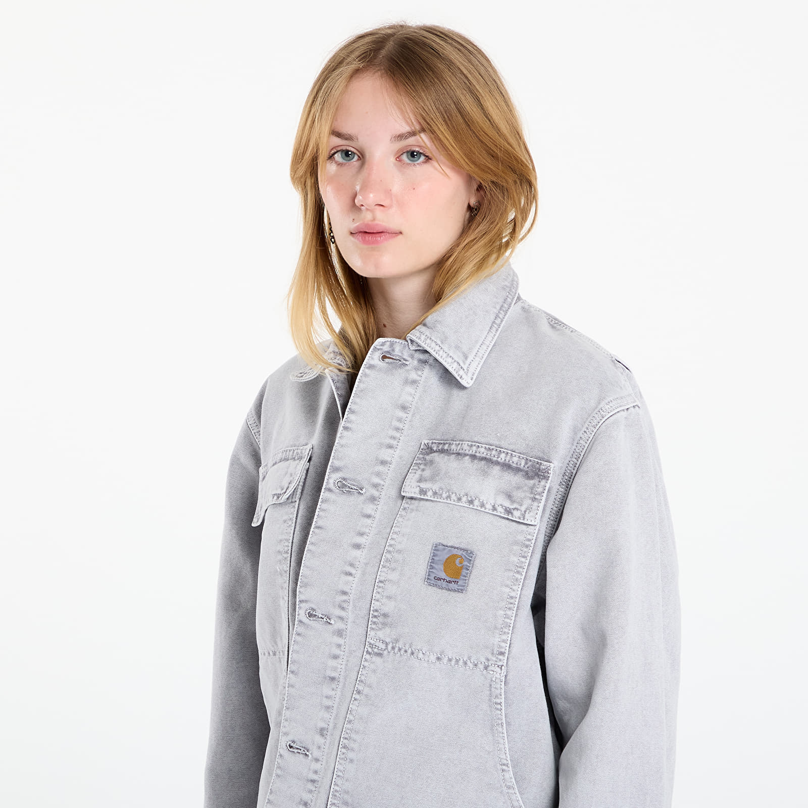 Herrenjacken Carhartt WIP OG Arctic Jacket Black Chalk Wash