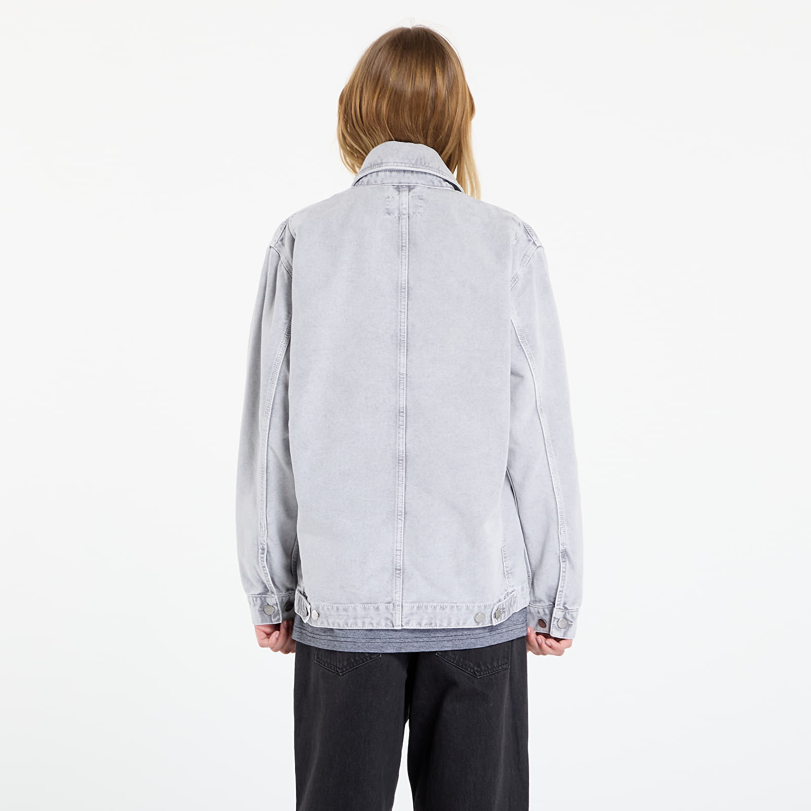 Herrenjacken Carhartt WIP OG Arctic Jacket Black Chalk Wash