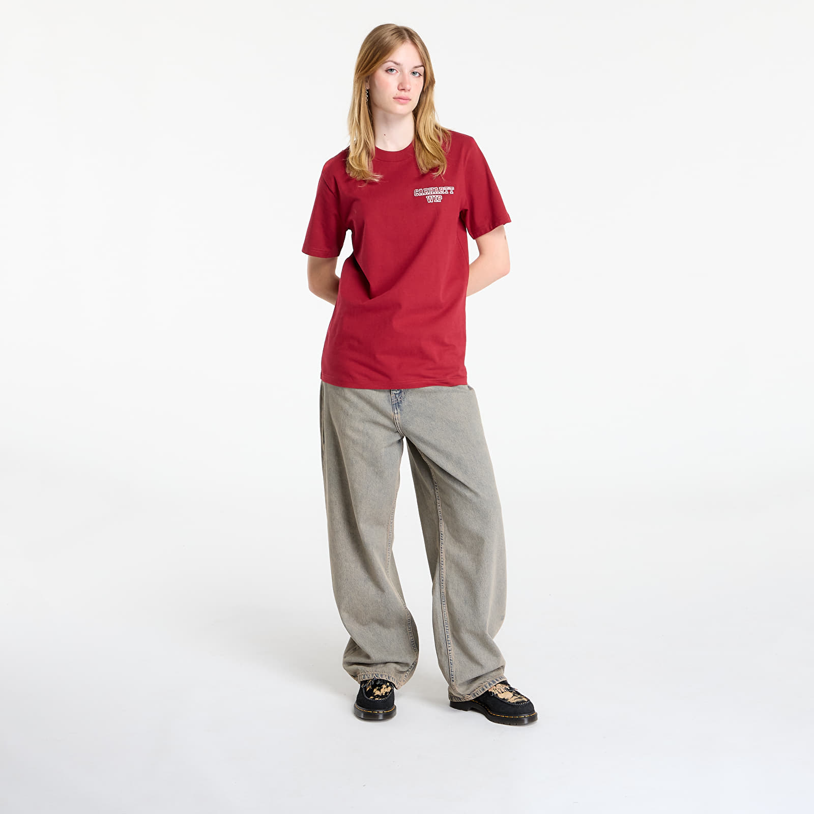 Men's T-shirts Carhartt WIP S/S Alumni T-Shirt Scarlet