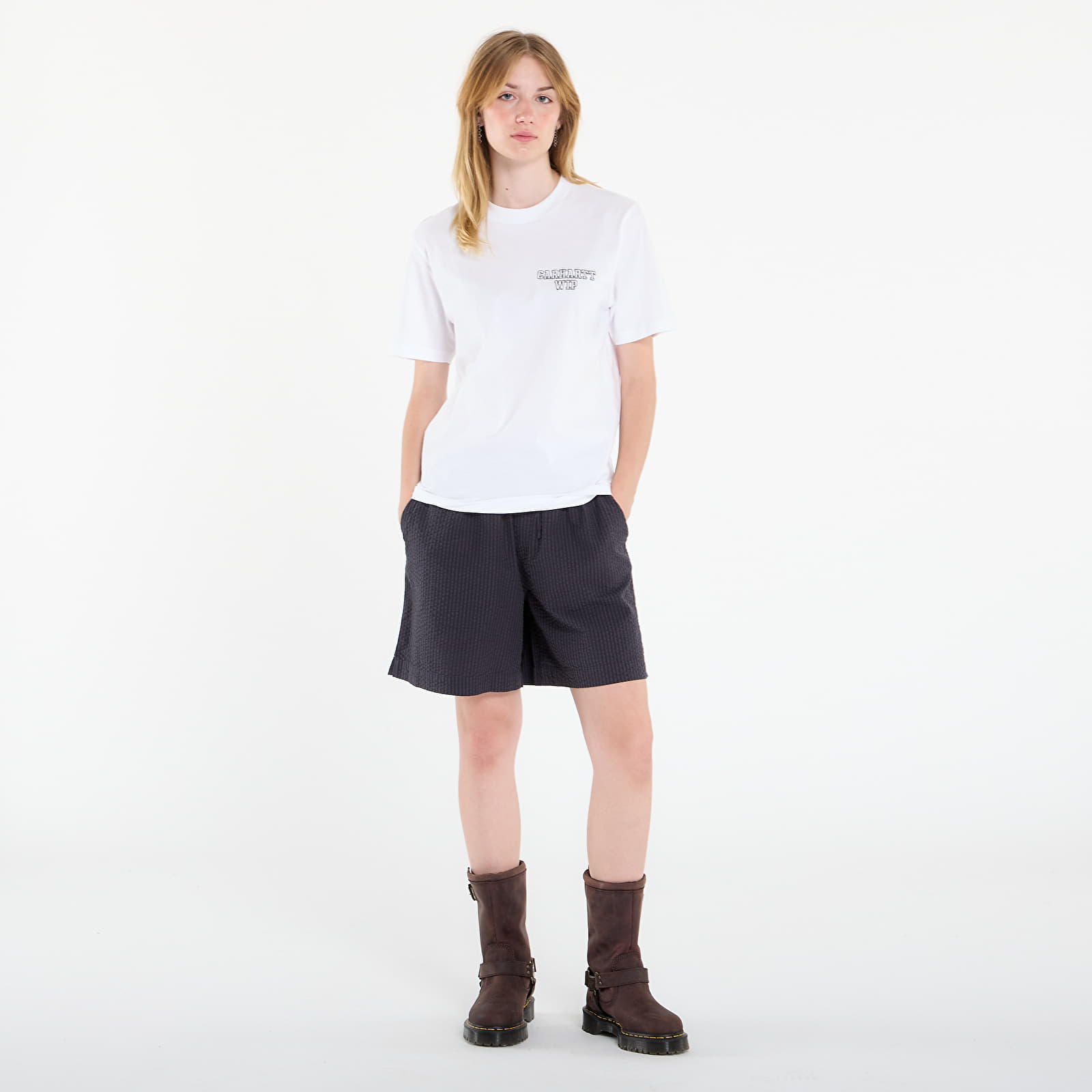 Men's T-shirts Carhartt WIP S/S Alumni T-Shirt White