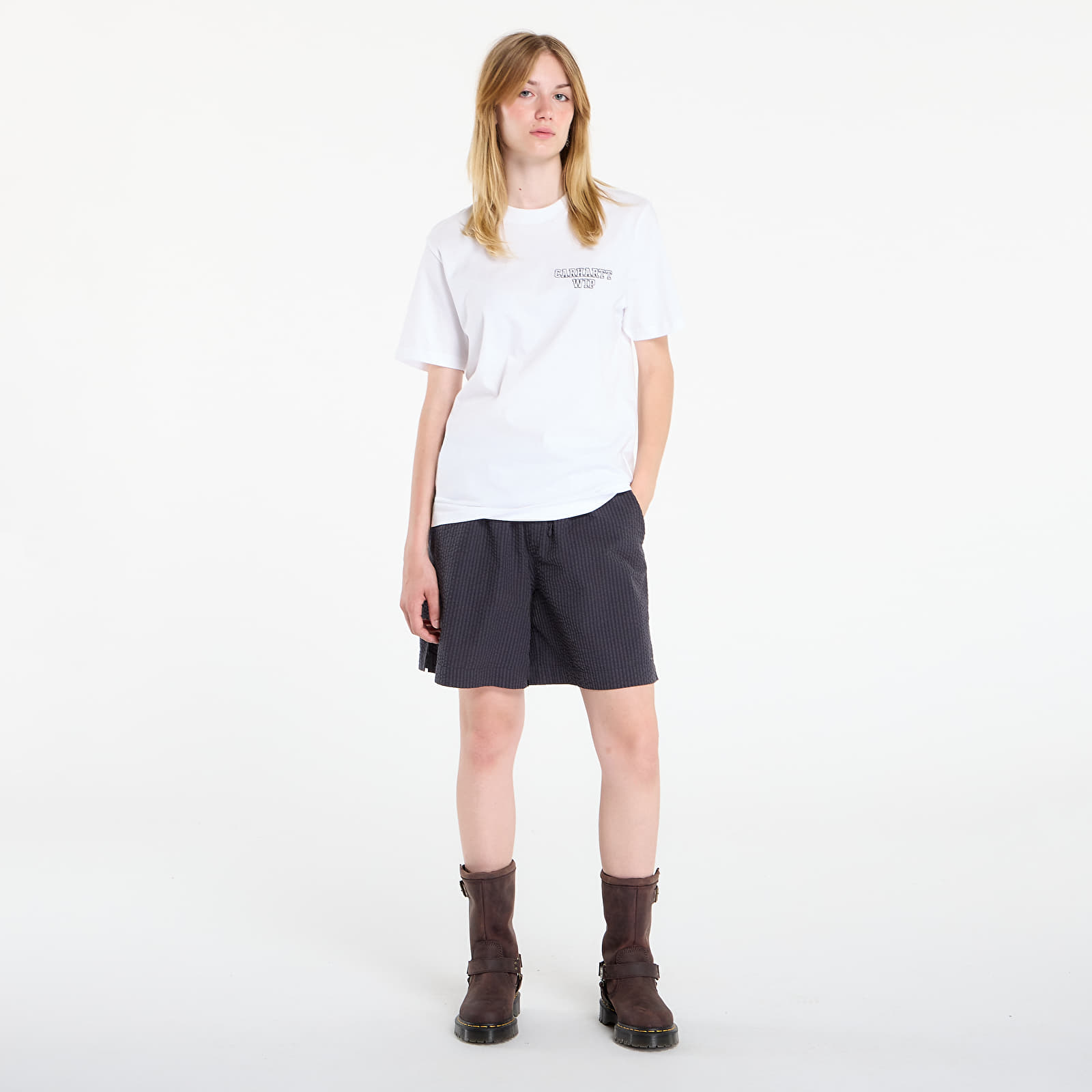 Dámske kraťasy Carhartt WIP W' Toland Short Toland Stripe/ Black