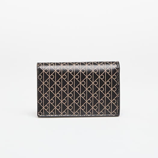 Plånbok Calvin Klein Emblem Aop Accordion Cardcase Black