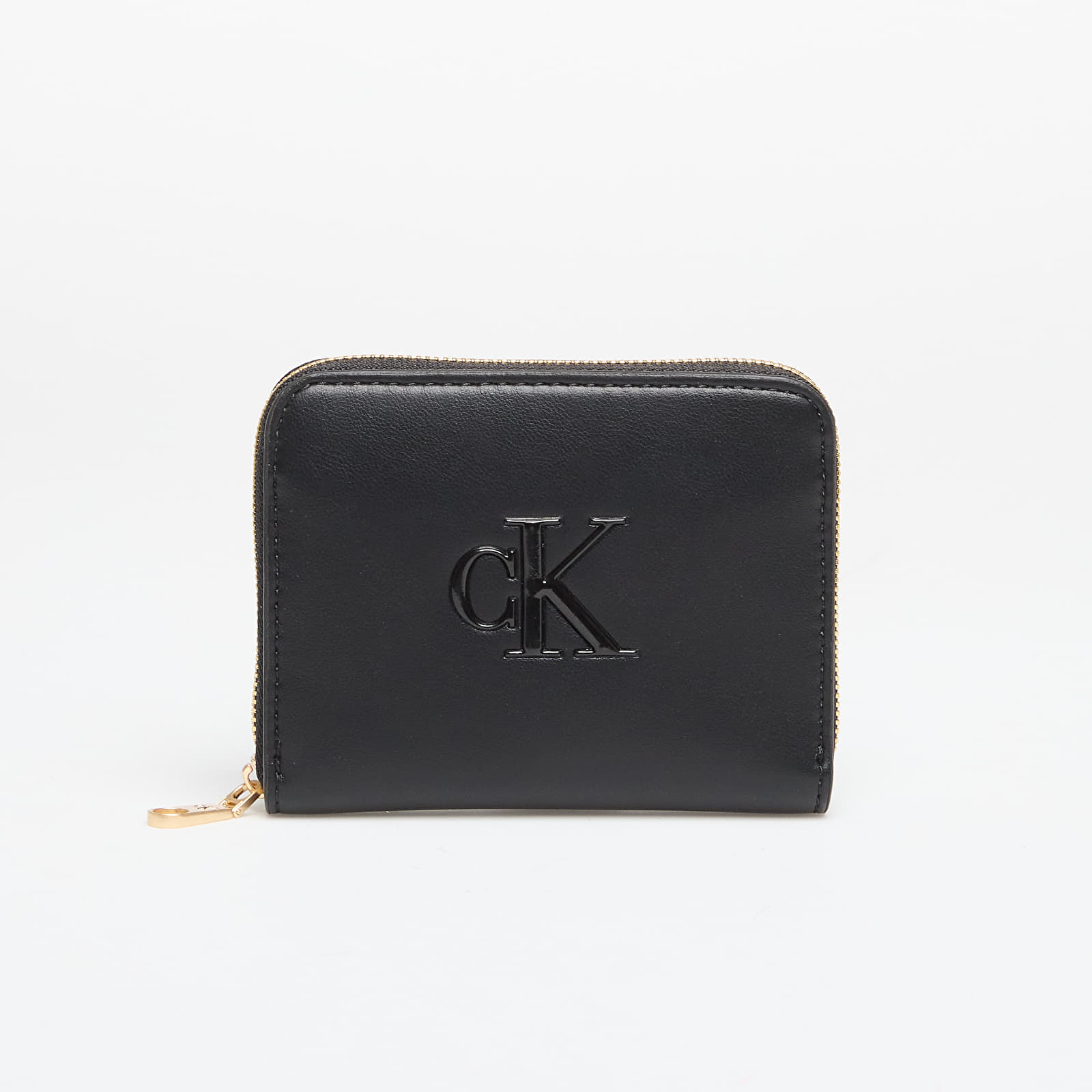 Portfele męskie Calvin Klein Bold Ck Medium Zip Around Black