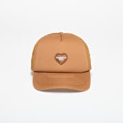 Carhartt WIP Heart Patch Trucker Cap Hamilton Brown