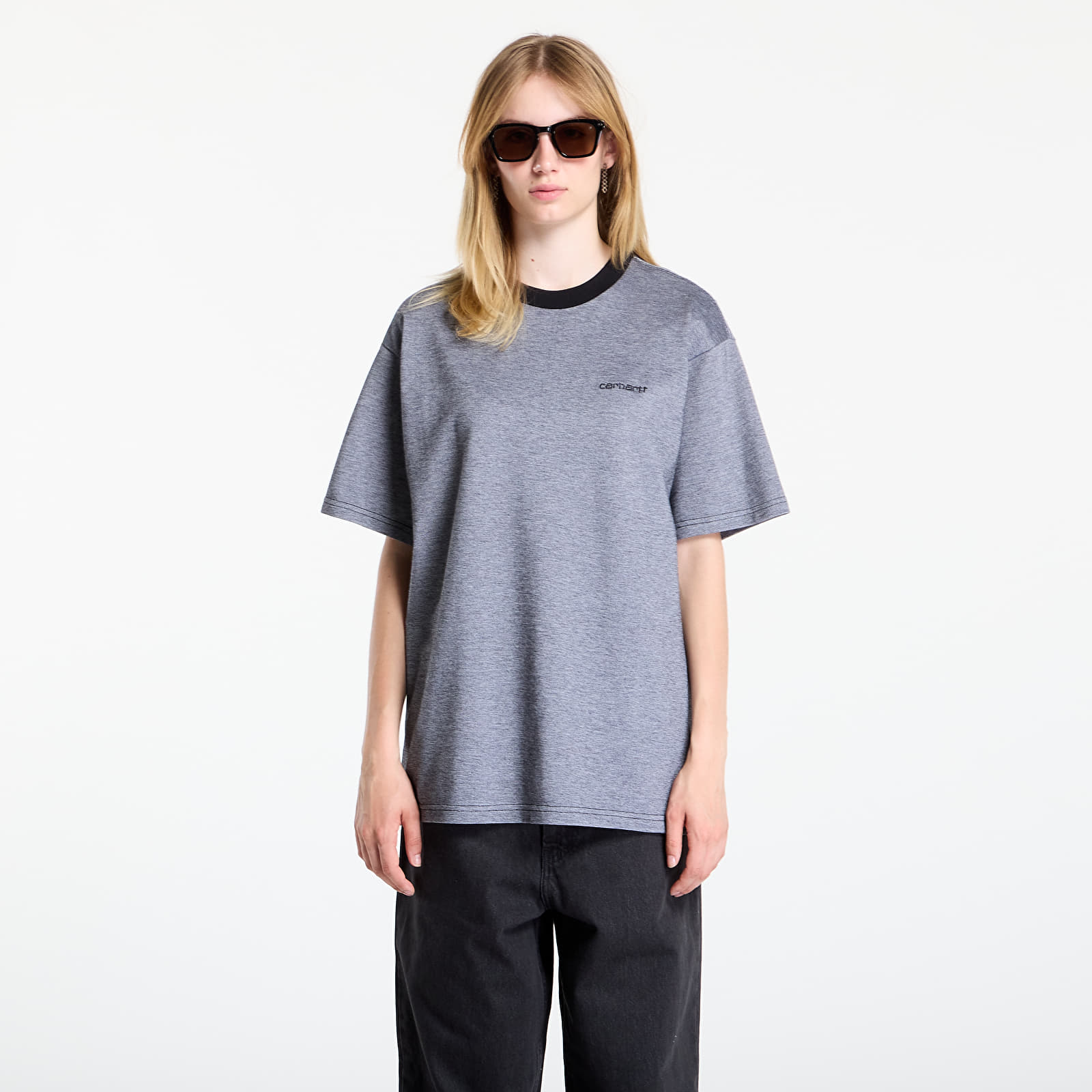 Men's T-shirts Carhartt WIP S/S Piqué T-Shirt UNISEX Black/ White/ Black