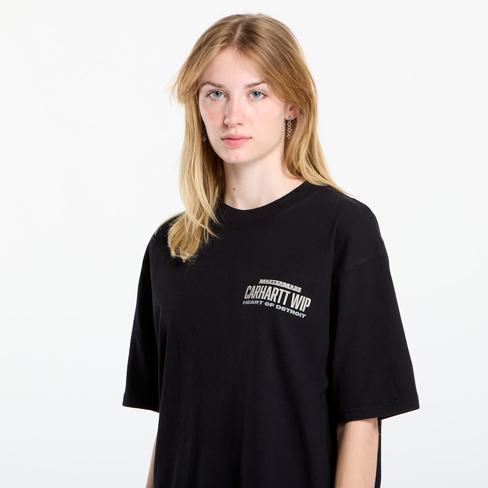 Men's T-shirts Carhartt WIP S/S Arcan T-Shirt Black Heavy Stone Wash
