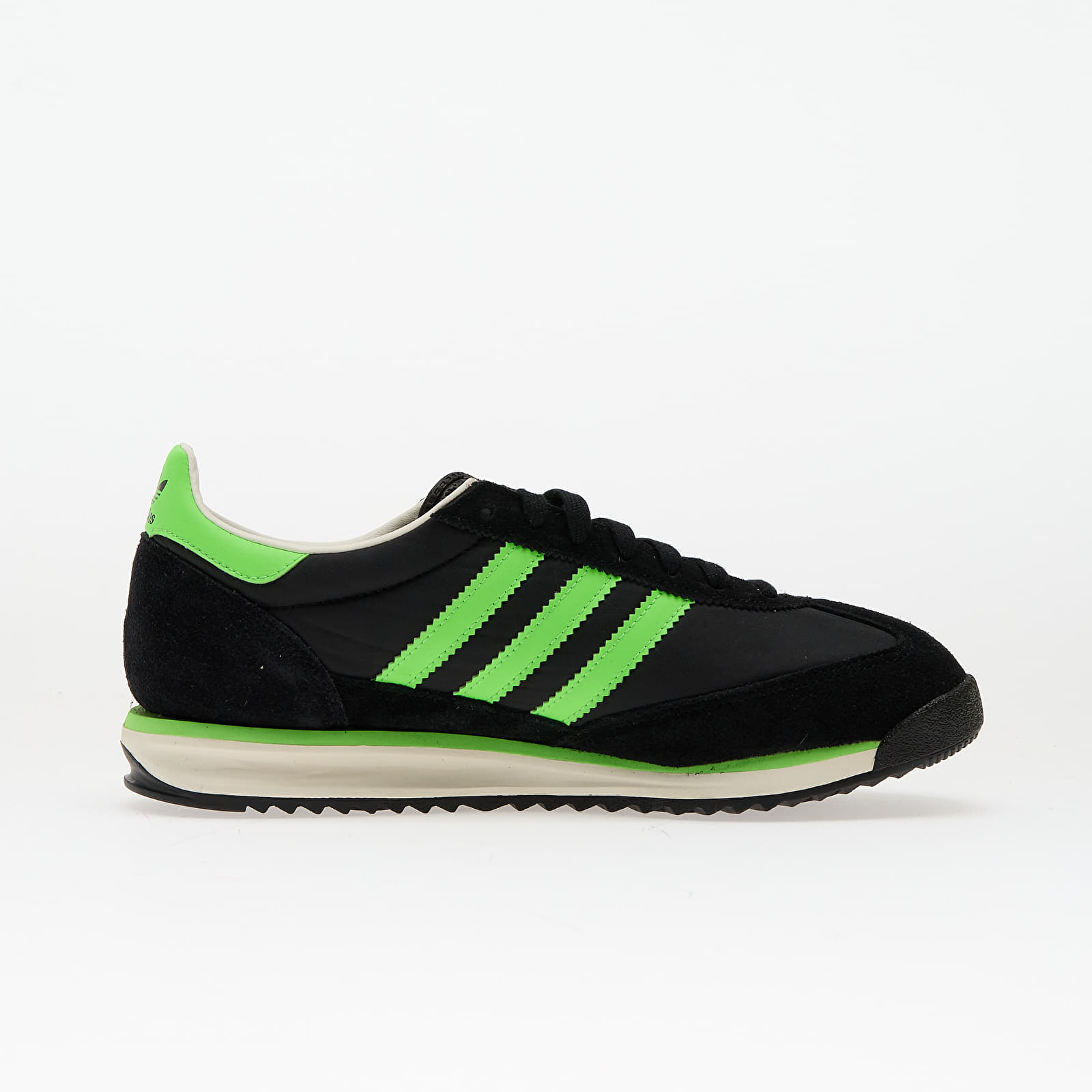 Men's sneakers and shoes adidas SL 72 Rs Core Black/ Semi Green/ Off White