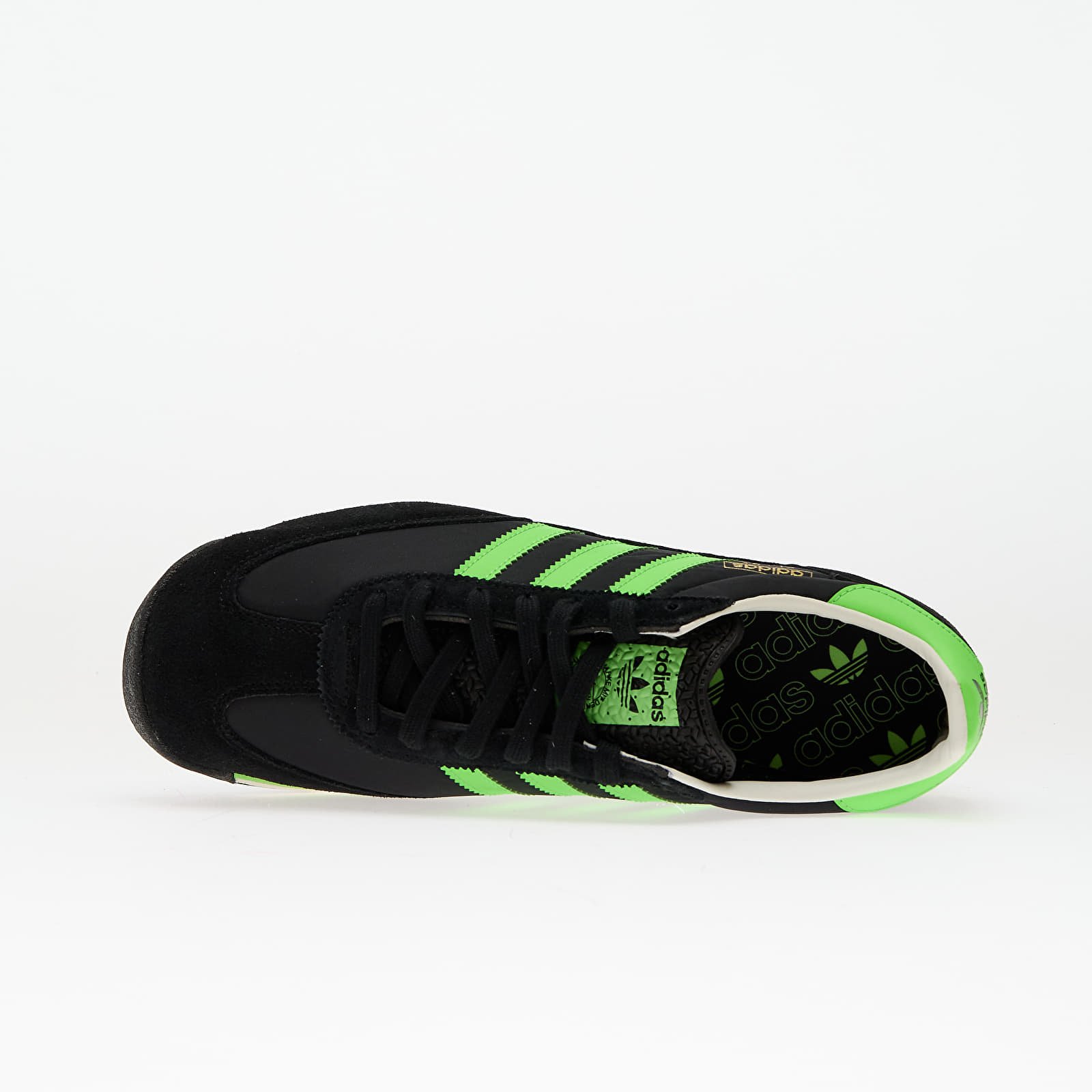 Men's sneakers and shoes adidas SL 72 Rs Core Black/ Semi Green/ Off White