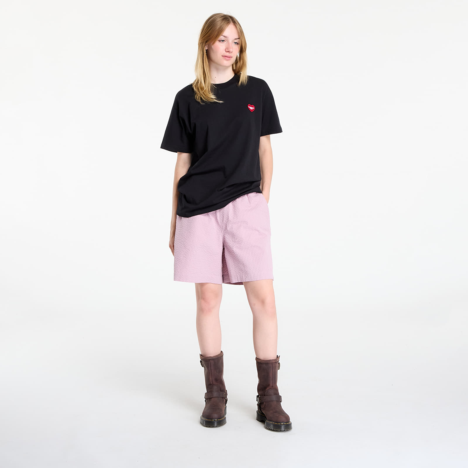 Men's T-shirts Carhartt WIP S/S Heart II Hartt T-Shirt Black