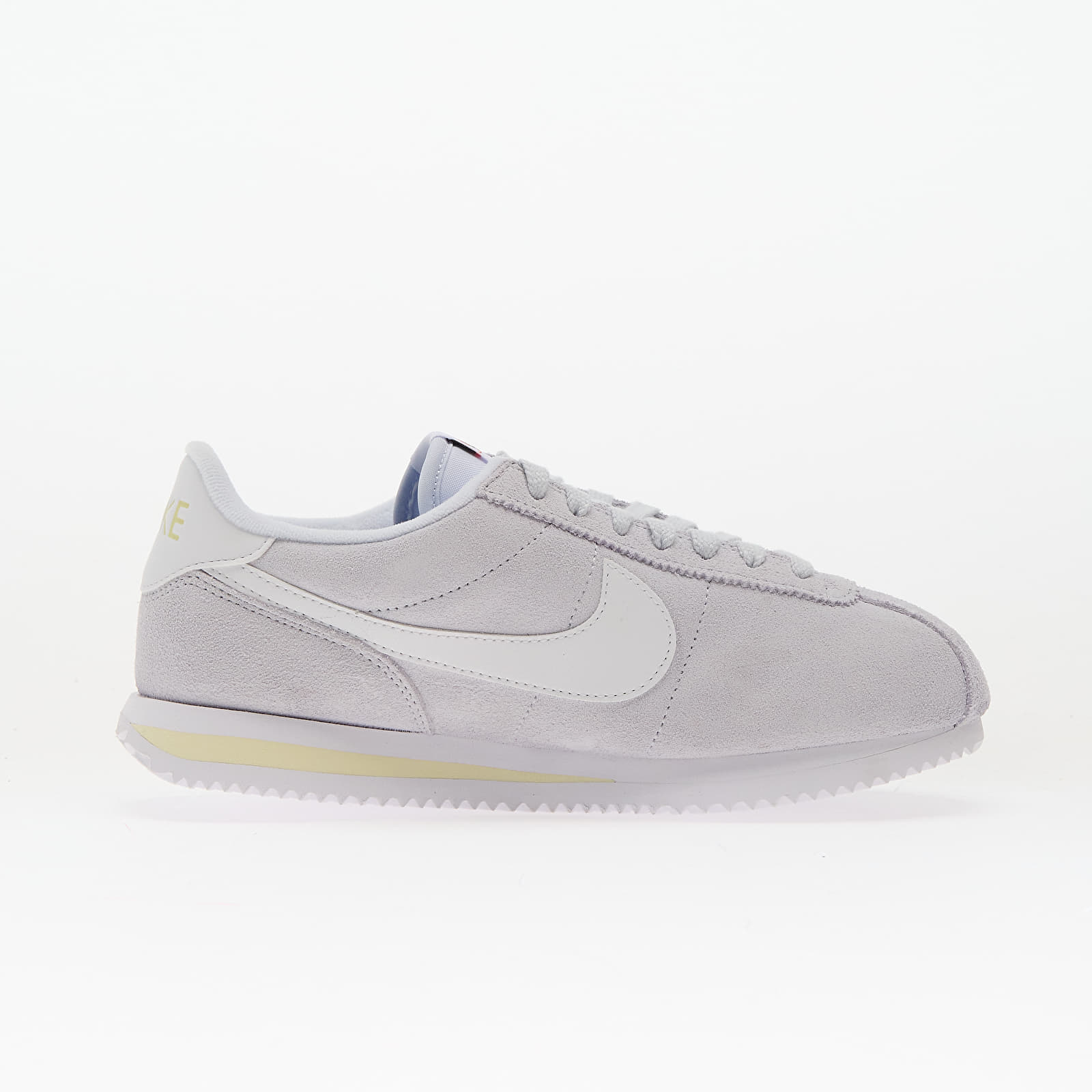 Women's sneakers and shoes Nike W Cortez Football Grey/ White-Alabaster-Black-Safety Orange