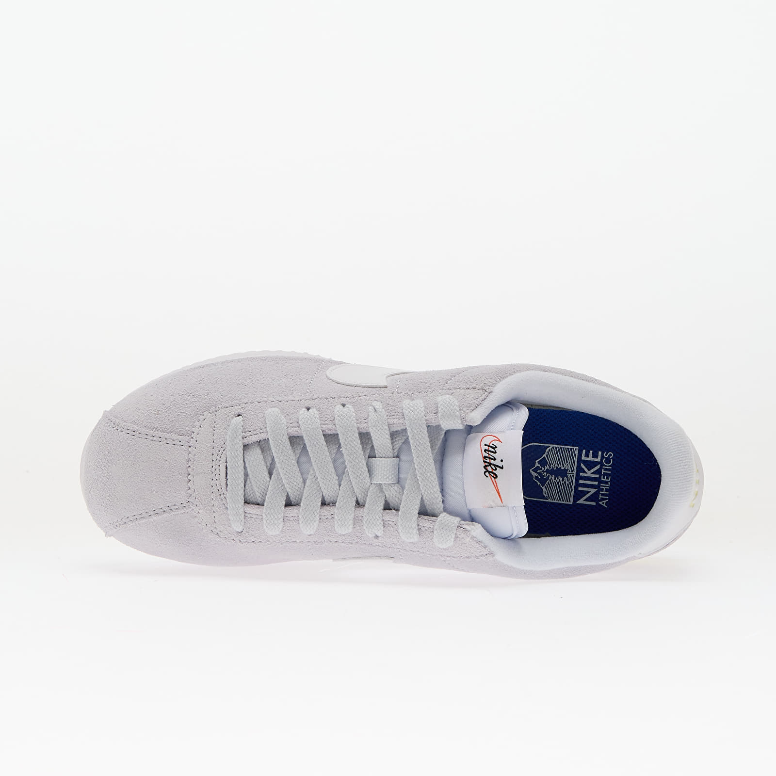 Women's sneakers and shoes Nike W Cortez Football Grey/ White-Alabaster-Black-Safety Orange