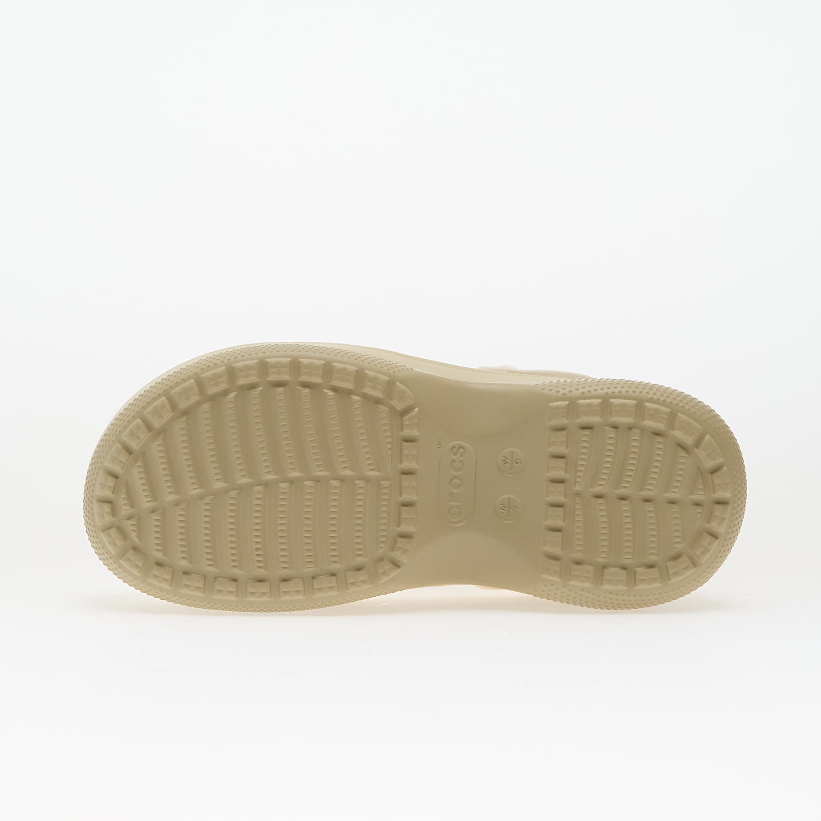 Miesten lenkkarit ja kengät Crocs Classic Stacked Clog Chalk