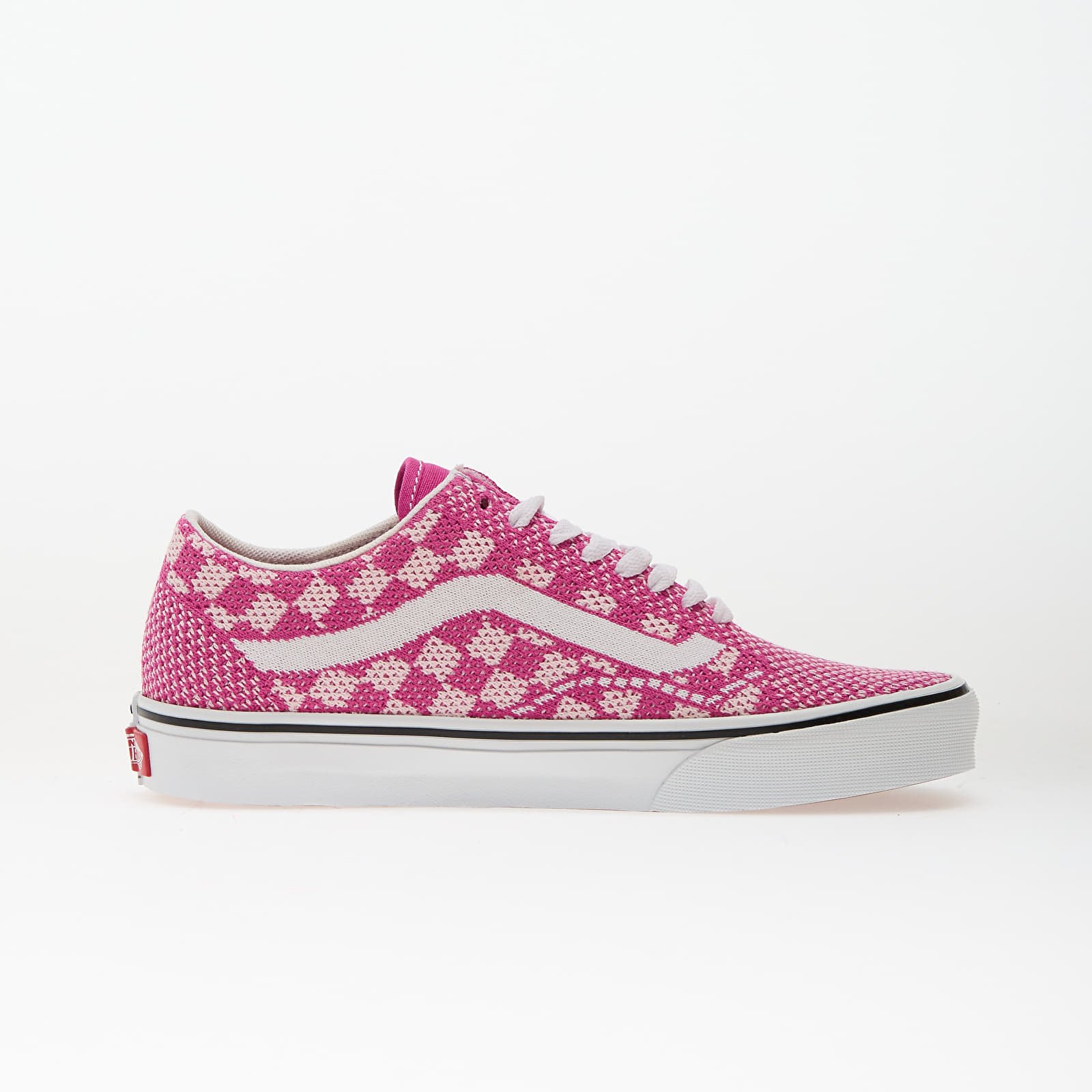 Turnschuhe und Schuhe für Männer Vans Old Skool EK Checkerboard Raspberry