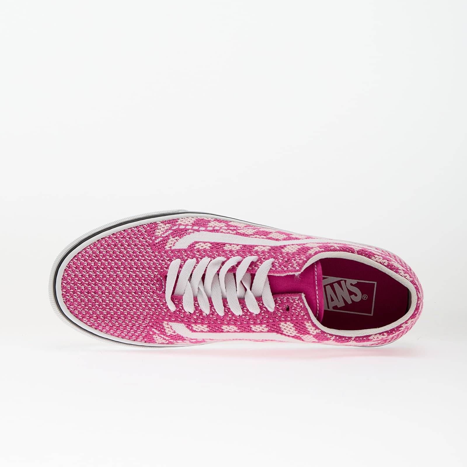 Turnschuhe und Schuhe für Männer Vans Old Skool EK Checkerboard Raspberry