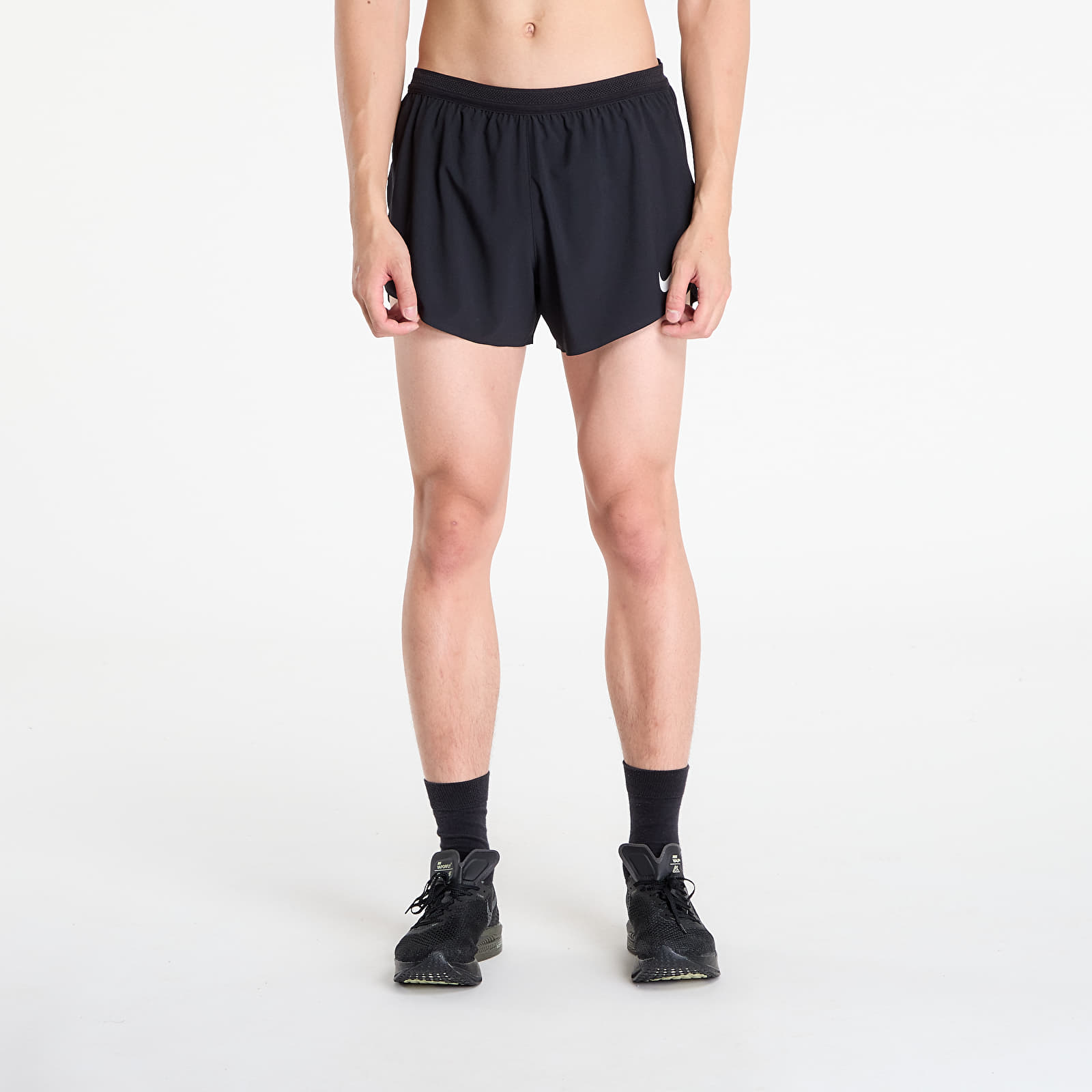 Pánske šortky Nike AeroSwift Men's Dri-FIT ADV 4" Brief-Lined Running Shorts Black/ Summit White