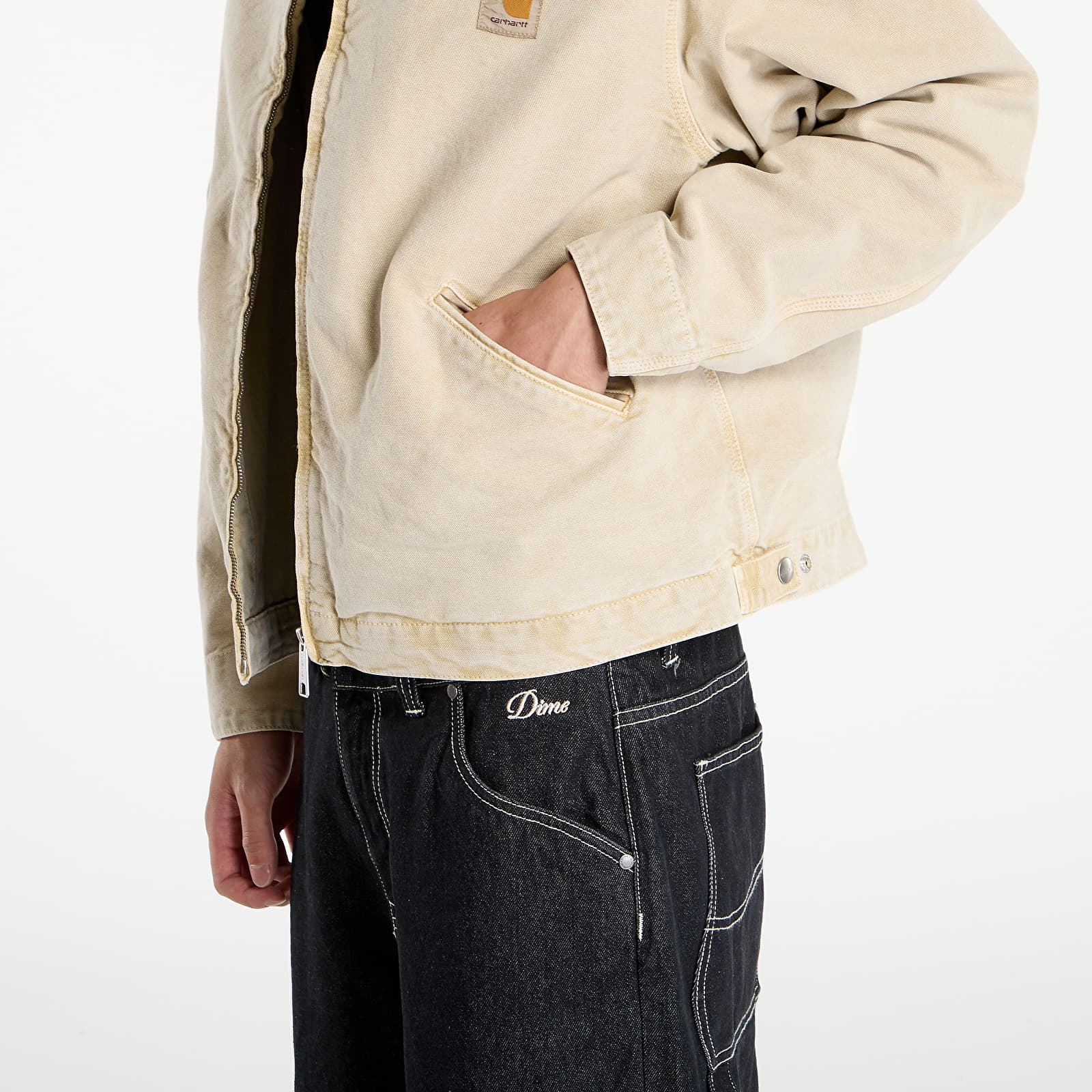 Jackets Carhartt WIP OG Detroit Jacket Dusty H Brown/ Dusty H Brown Chalk Wash