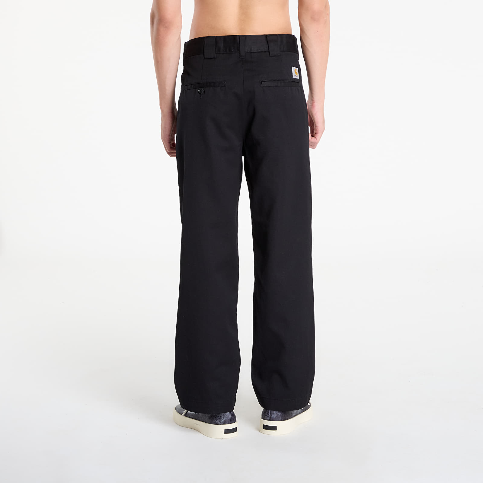Pantalones de hombre Carhartt WIP Craft Pant Black Rinsed