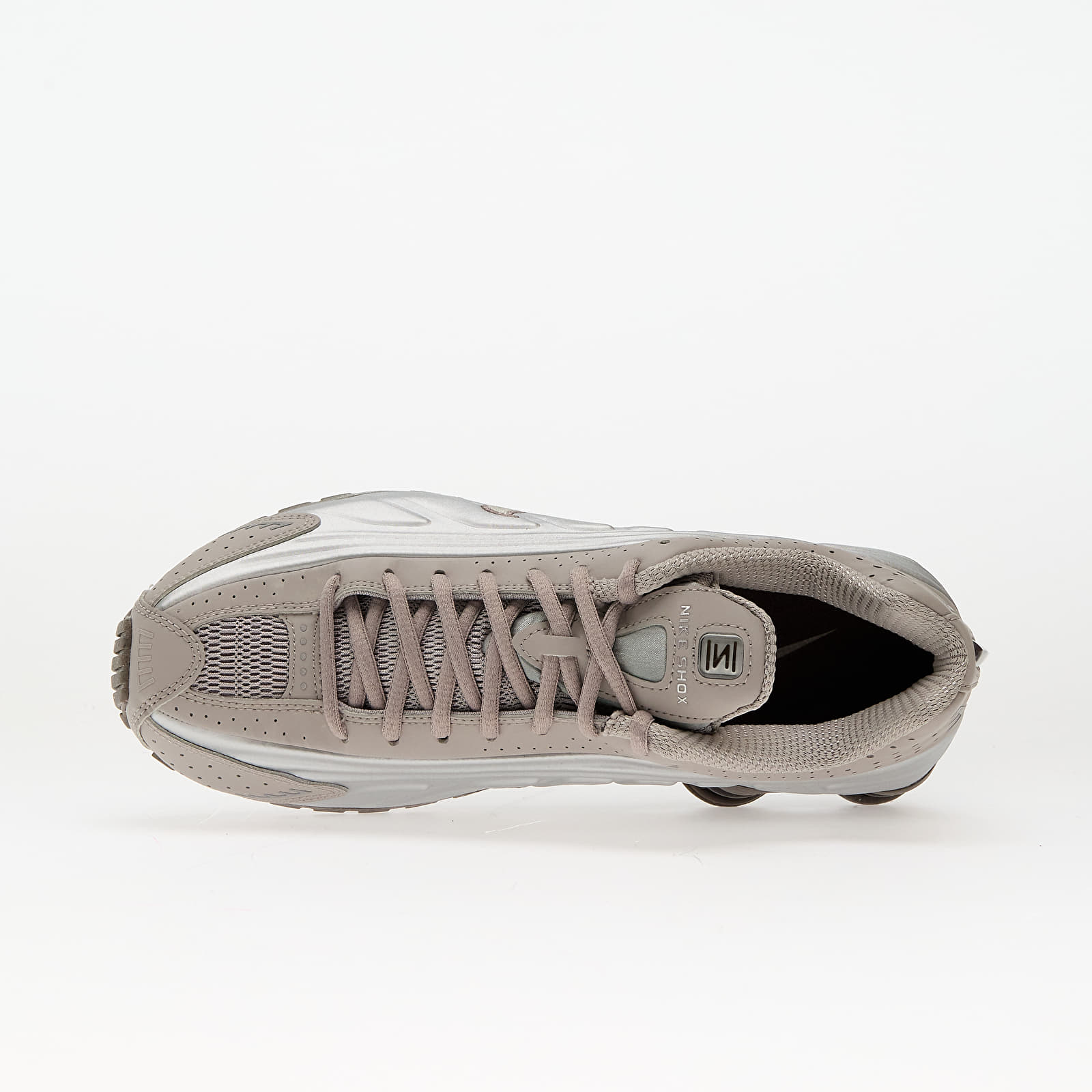 Turnschuhe und Schuhe für Männer Nike Shox R4 Cave Stone/ Cave Stone-College Grey-Baroque Brown-Mtlc Silver-College Grey