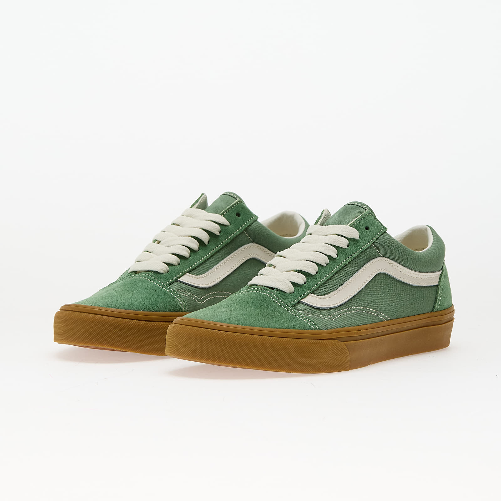 Scarpe uomo Vans Old Skool Green/ Gum