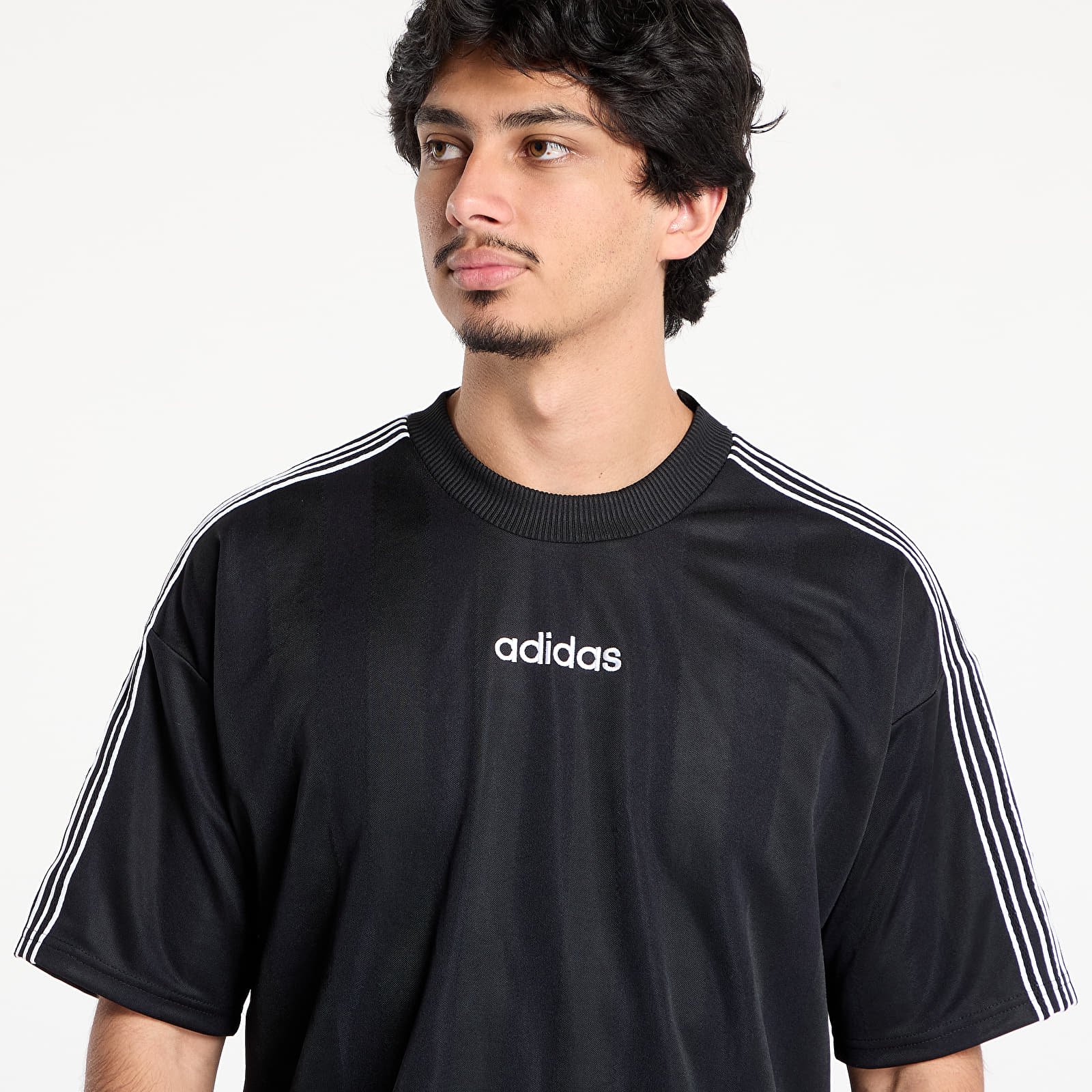 Men's T-shirts adidas 90s Stripe Jersey Black
