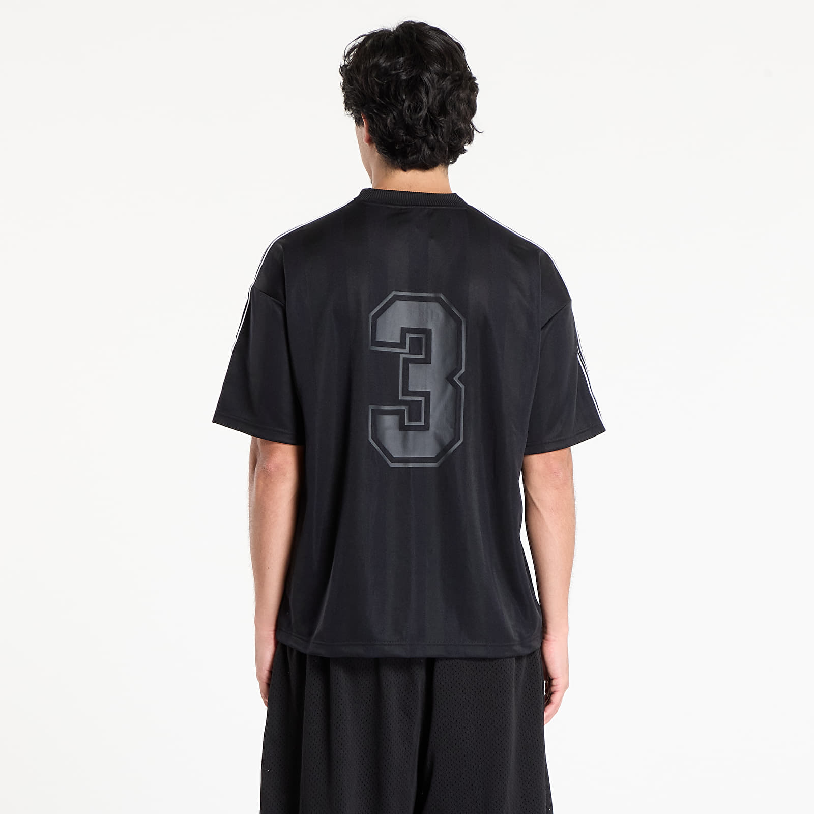 Men's T-shirts adidas 90s Stripe Jersey Black
