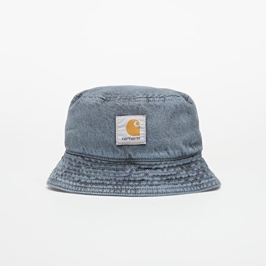 Carhartt WIP Tigan Bucket Hat Black/ Blue Fog Garment Dyed