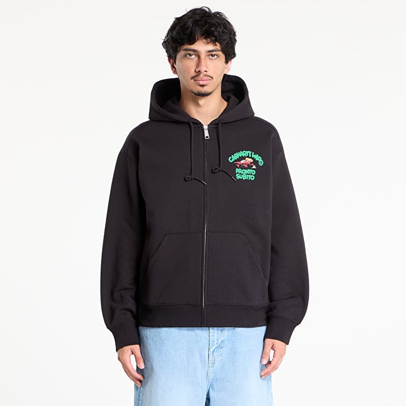 Sweatshirt Carhartt WIP Hooded Pronto Sweat Jacket Black