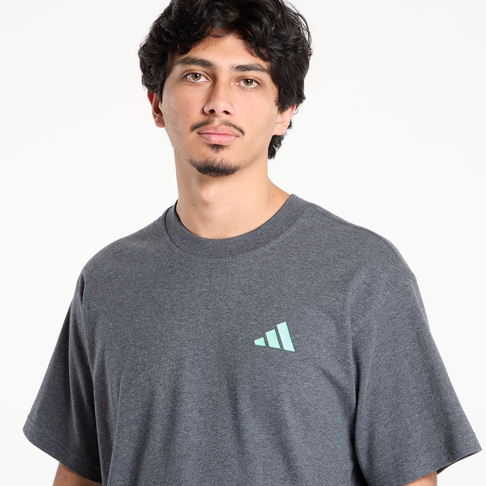 T-Shirts adidas Mercedes - AMG Petronas Formula One Team Premium Sweat T-Shirt Dark Grey Heather