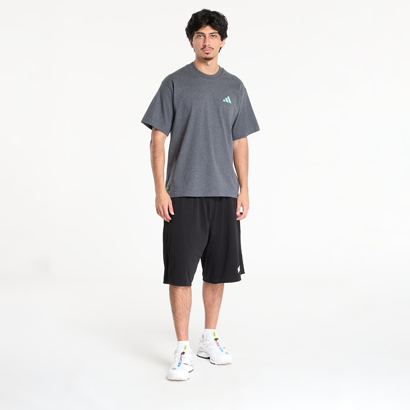 T-Shirts adidas Mercedes - AMG Petronas Formula One Team Premium Sweat T-Shirt Dark Grey Heather