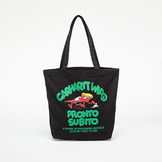 Tasche Carhartt WIP Canvas Graphic Tote Pronto Print/ Black