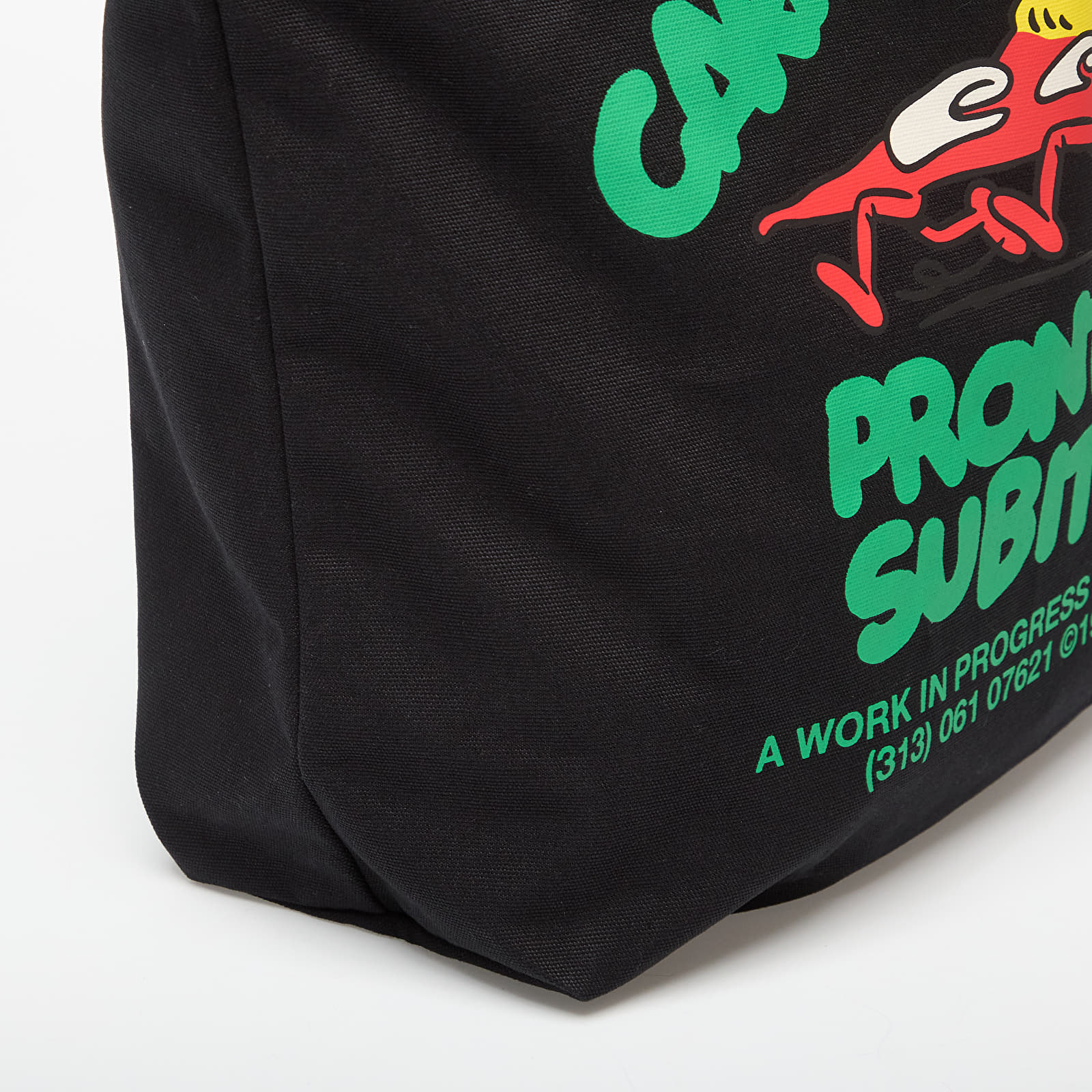 Umhängetaschen Carhartt WIP Canvas Graphic Tote Pronto Print/ Black