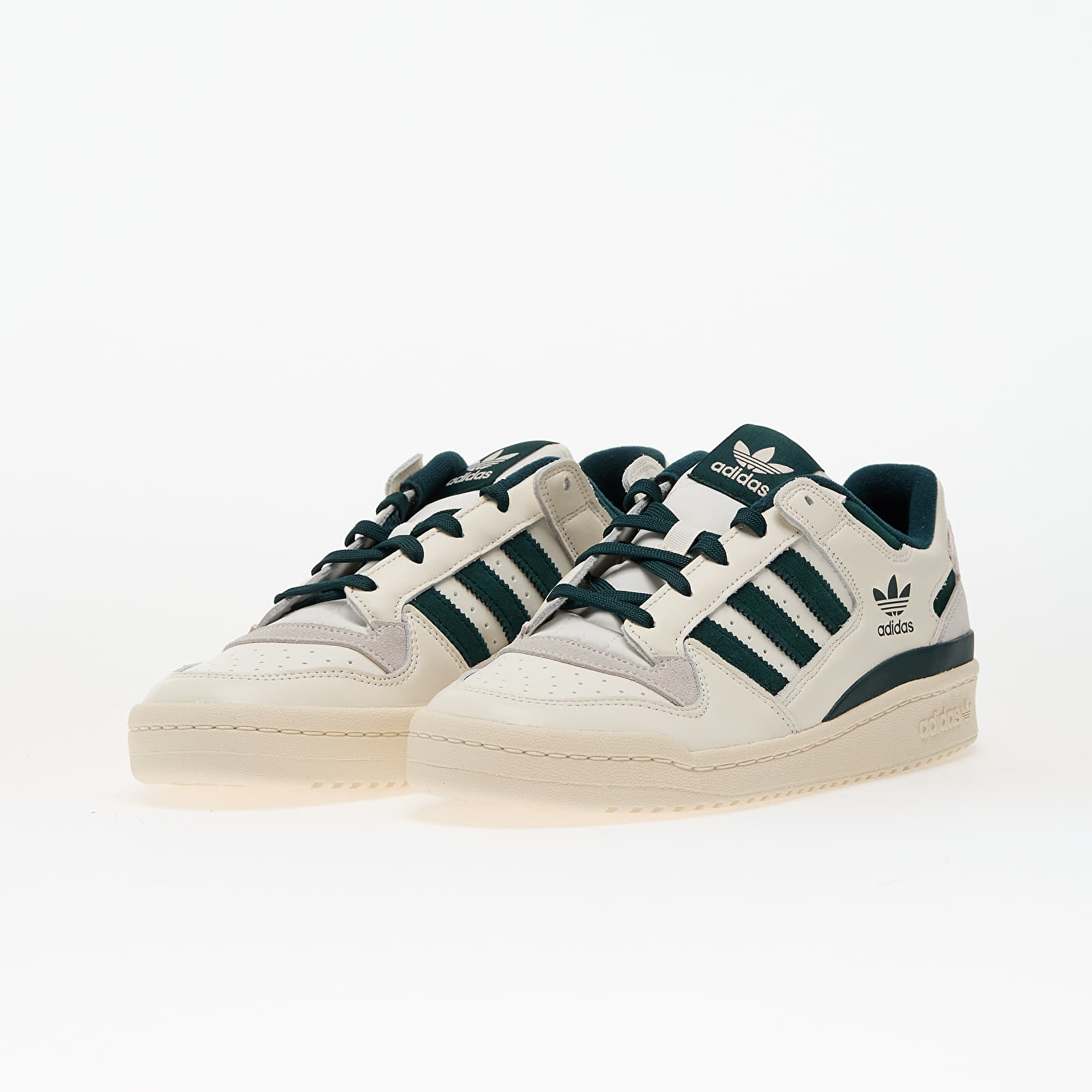 Scarpe uomo adidas Forum Low Cl Cloud White/ Aura Ivy/ Wonder White