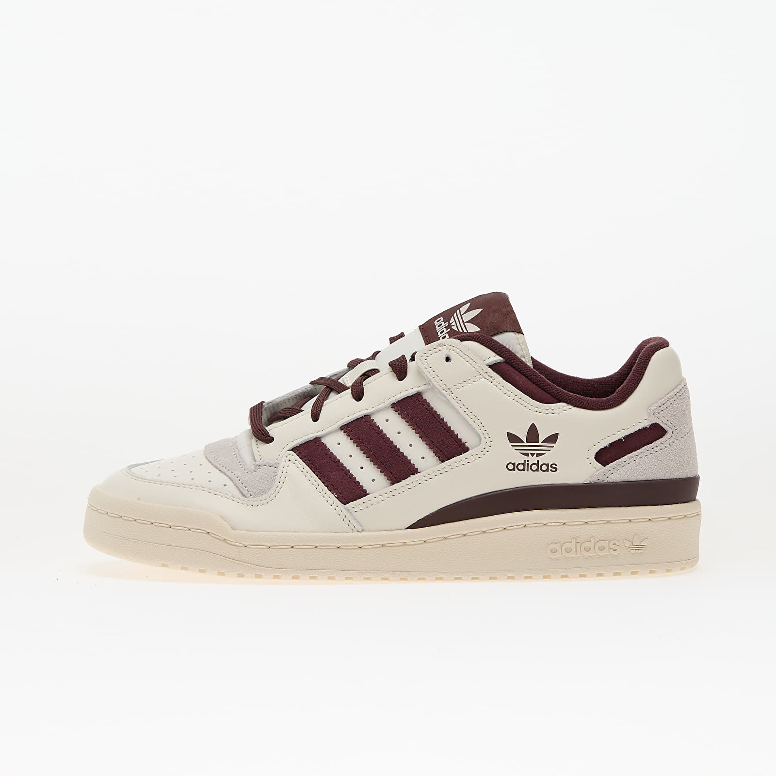Herenschoenen adidas Forum Low Cl Cloud White/ Aura Ruby/ Wonder White