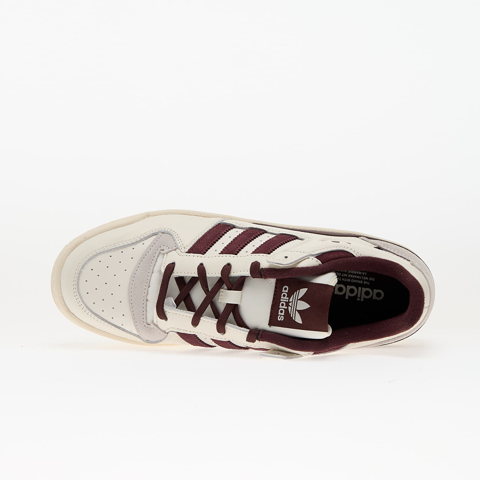 Herenschoenen adidas Forum Low Cl Cloud White/ Aura Ruby/ Wonder White