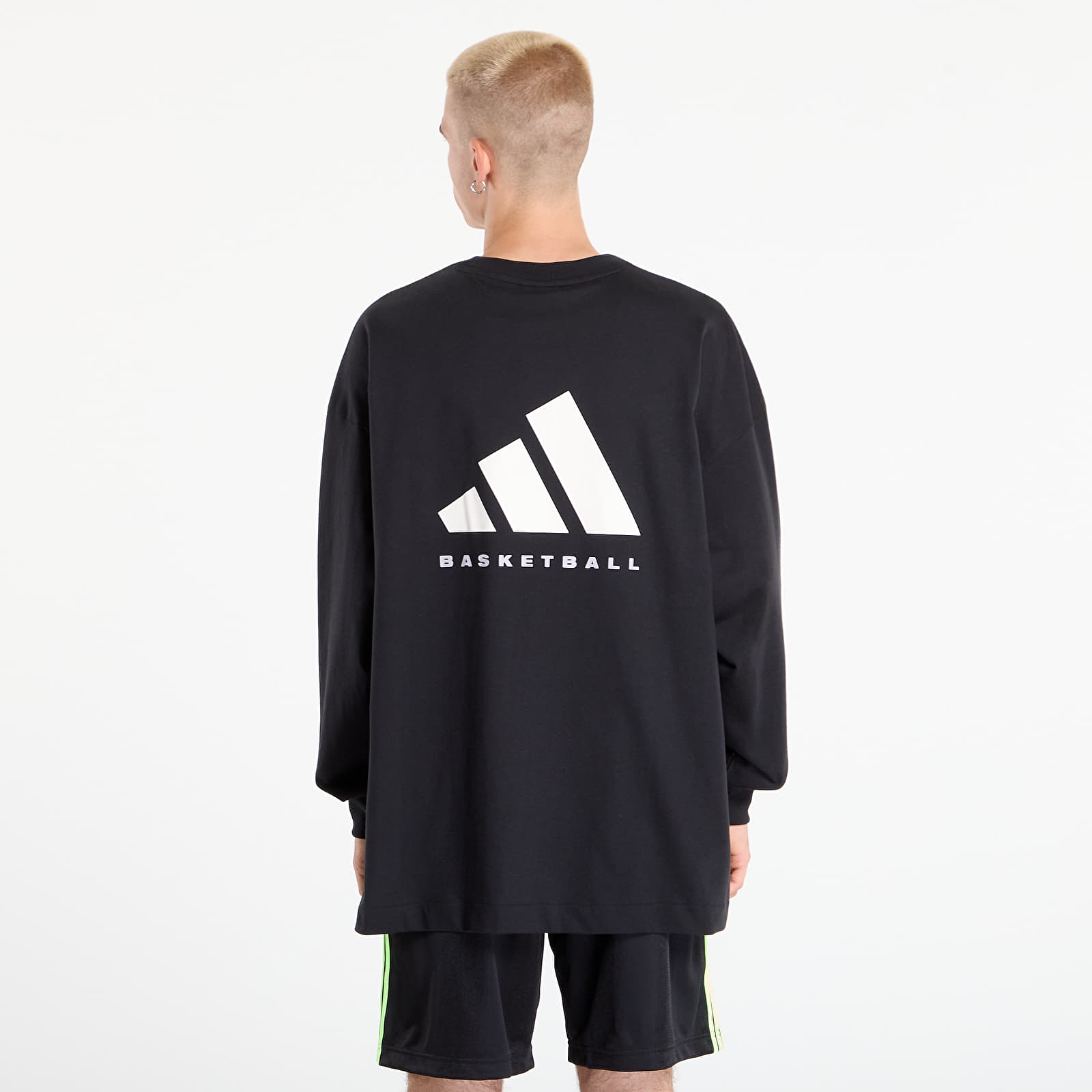 T-Shirts Männer adidas Basketball Long Sleeve Tee (Gender Neutral) Black