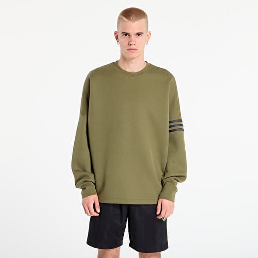 Verryttelypaita adidas Nc Ls Os Crew Focus Olive