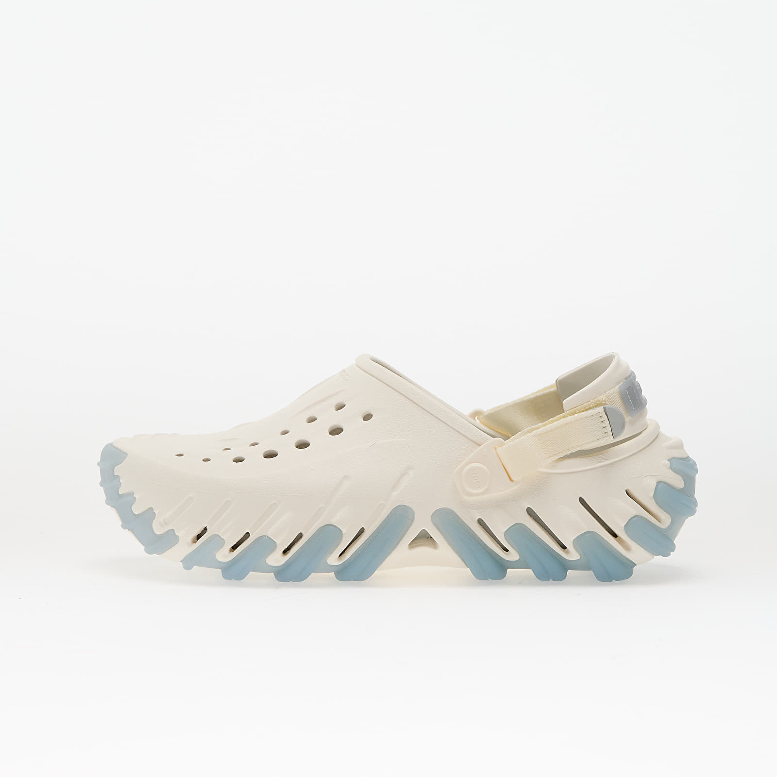 Miesten lenkkarit ja kengät Crocs Echo Icey RO Clog Chalk