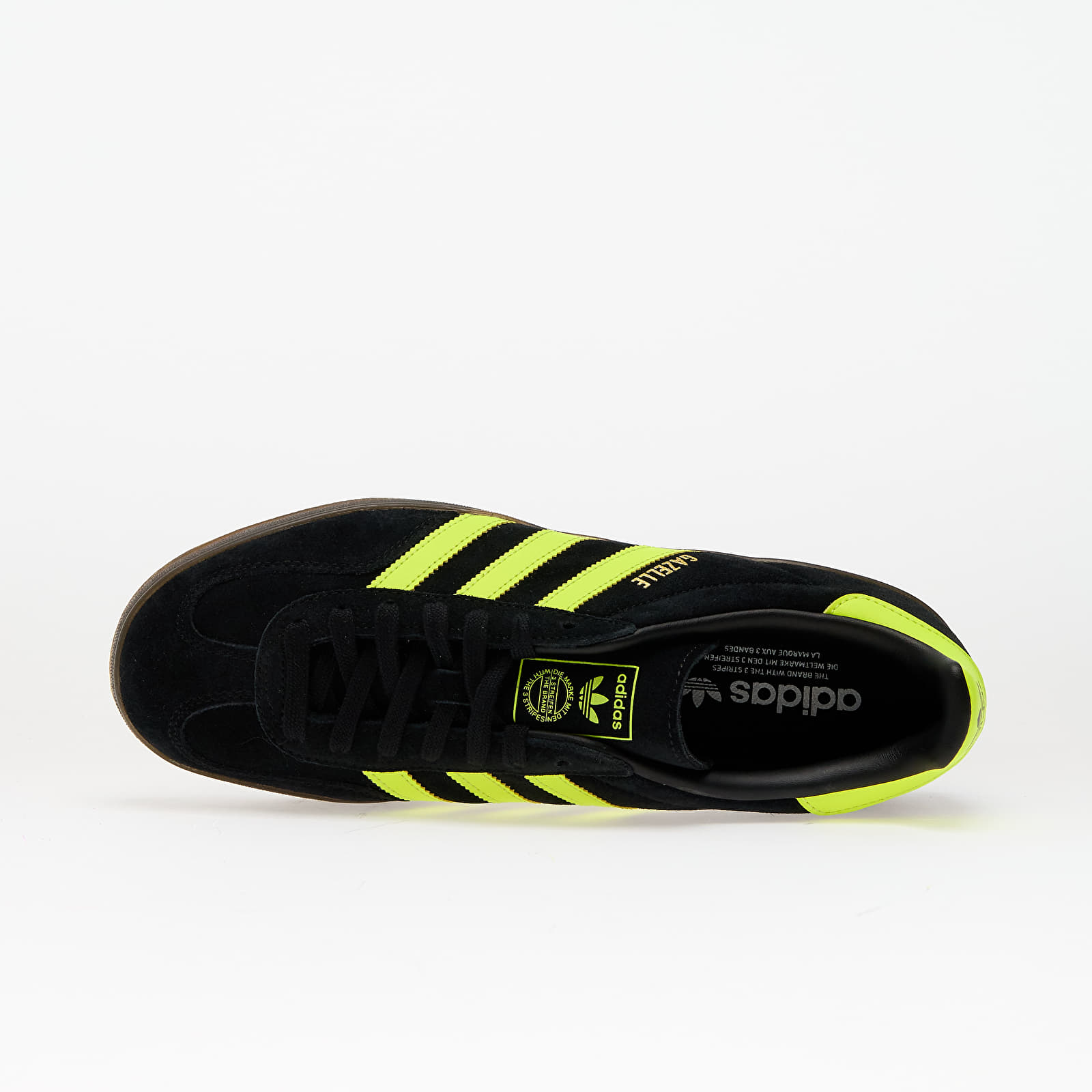 Чоловіче взуття adidas Gazelle Indoor Core Black/ Solar Yellow/ Ftw White