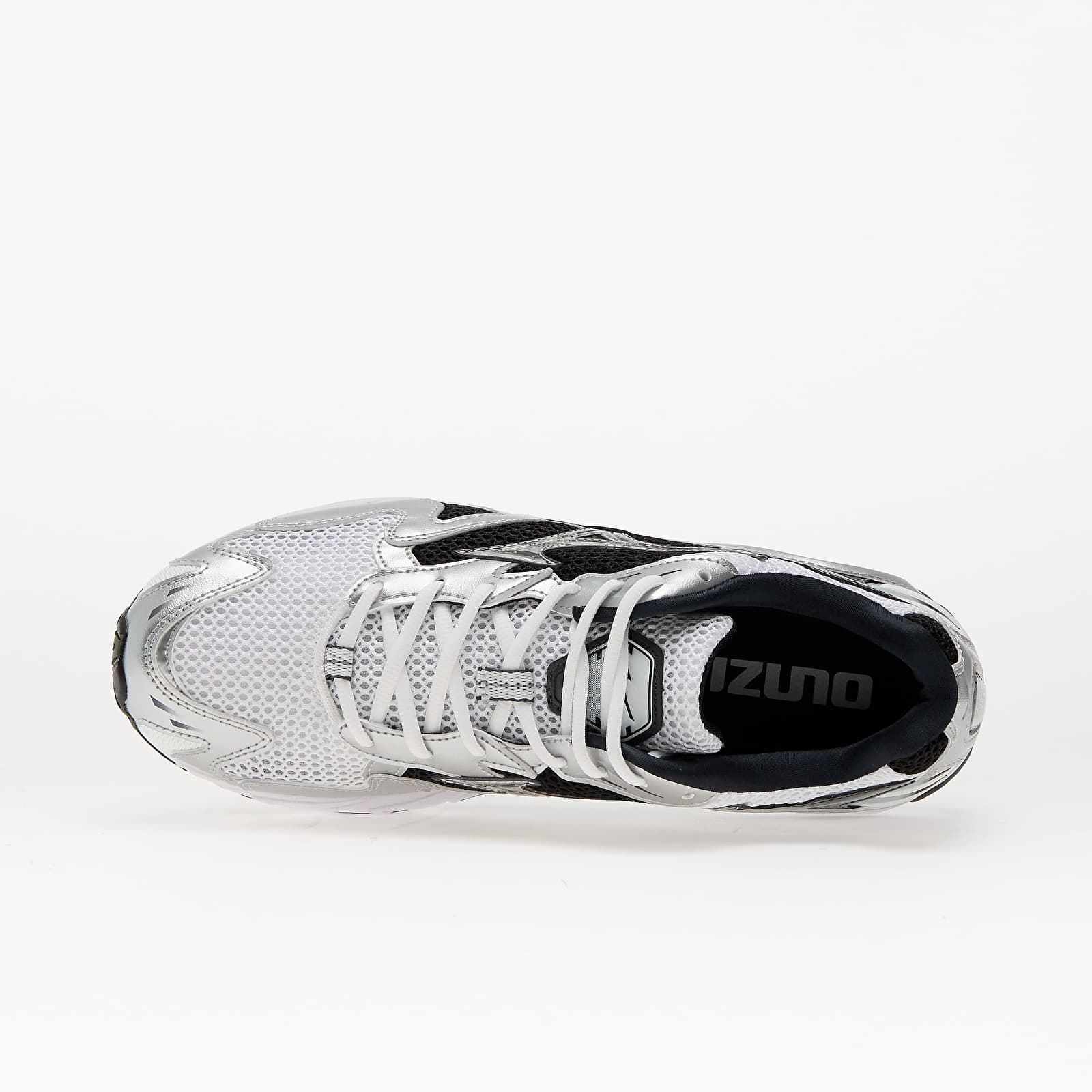 Men's sneakers and shoes Mizuno Wave Rider 10 White/ Silver/ Black